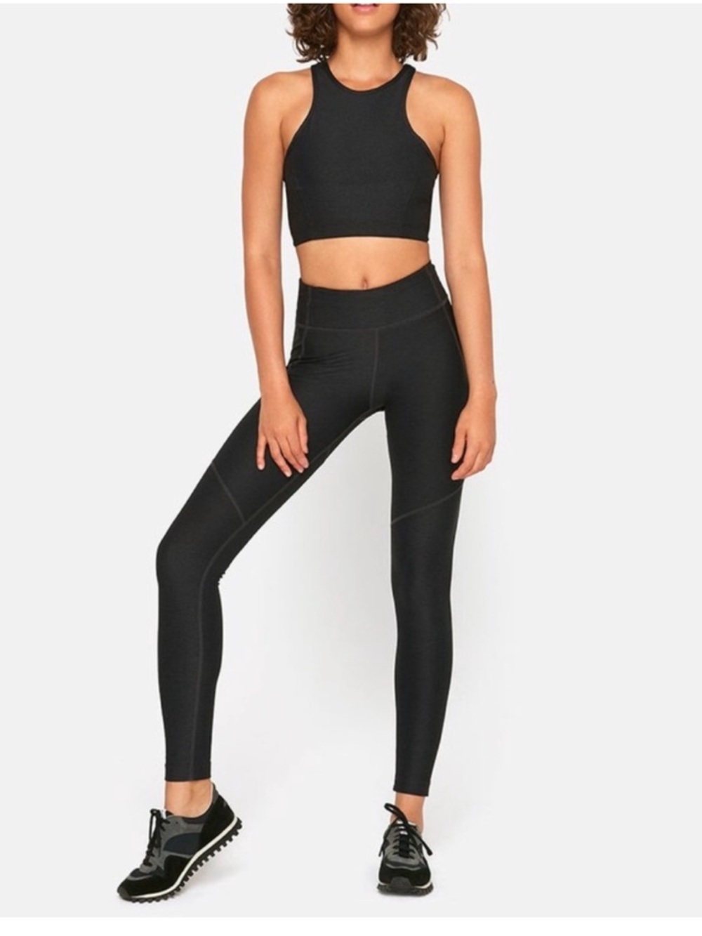 Outdoor Voices High Rise Warmup 7/8 Leggings Black Size Medium